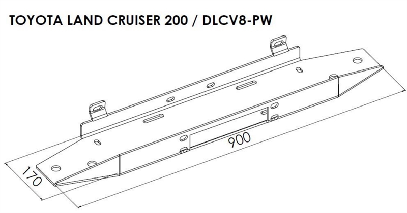 Spilmontage til Toyota Land Cruiser V8 Årgang 2007-2012