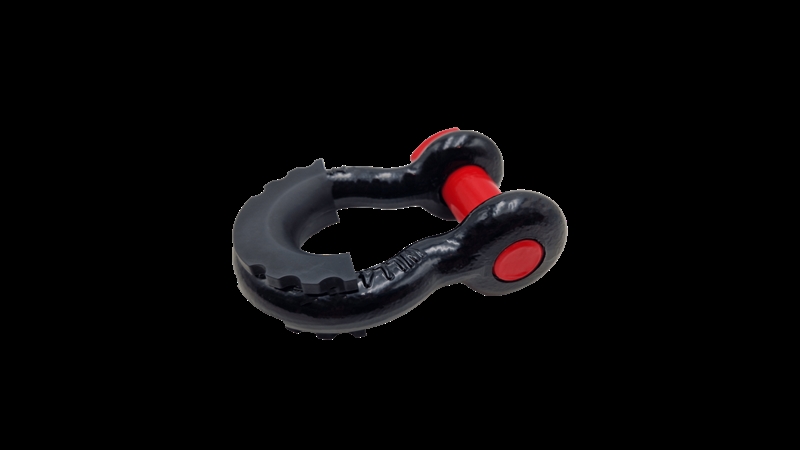 Sjækkel - 4T Rated Bow Shackle med soft schackle indsats fra Red winch