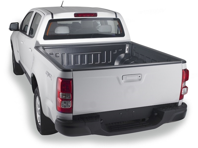 Ladindsats/bedliner - Over rail kompatibel med originale lastkroge til Isuzu D-Max Double Cab Årgang 2012-2015