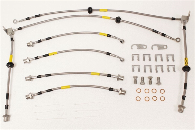 Bremseslange Kit 2" i rustfrit stål - Standard længde til Land Rover Range Rover Sport  L320                                