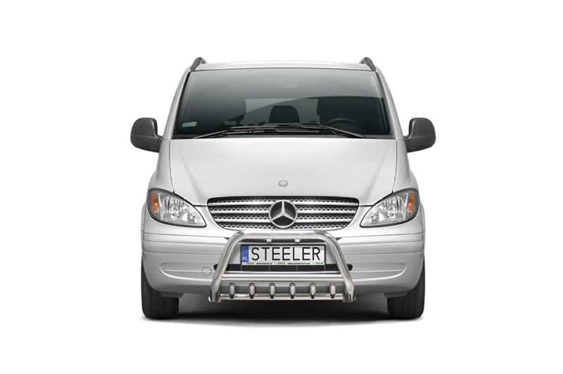 Bullbar i rustfri stål - til Mercedes Vito Årgang 2003-2010