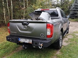 Bagkofanger - Stål til Nissan Navara D23, NP300