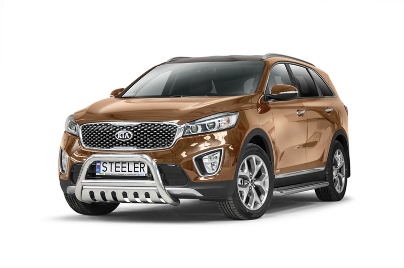 Bullbar i rustfri stål - til Kia Sorento Årgang 2015-2018