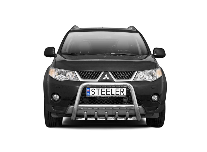 Bullbar i rustfri stål - til Mitsubishi Outlander Årgang 2007-2009