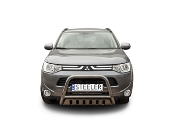 Bullbar i rustfri stål - til Mitsubishi Outlander Årgang 2012-2015