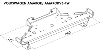 Spilmontage til Volkswagen Amarok V6 Årgang 2016 - 2022