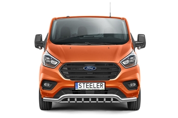 Beskyttelsesbar til forkofanger (slash bar) til Ford Transit Custom Årgang 2018-2023