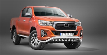 Beskyttelsesbar til forkofanger (slash bar) til Toyota Hilux Årgang 2018-2021