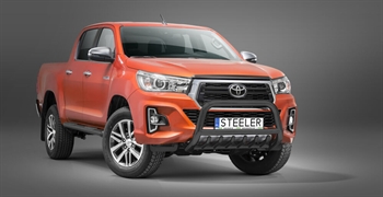 Bullbar i rustfri stål - til Toyota Hilux Årgang 2018-2021