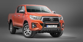 Bullbar i rustfri stål - til Toyota Hilux Årgang 2018-2021