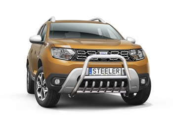 Bullbar i rustfri stål - til Dacia Duster Årgang 2018-2023