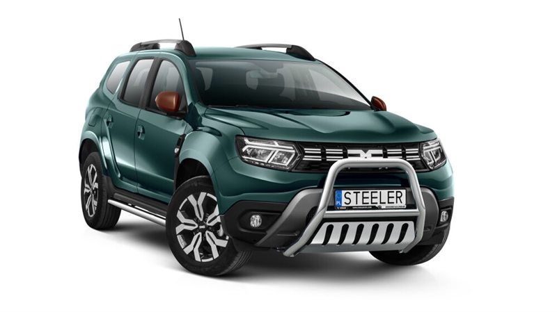 Bullbar i rustfri stål - til Dacia Duster Årgang 2018-2023