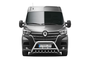 Bullbar i rustfri stål - til Renault Master Årgang 2019+