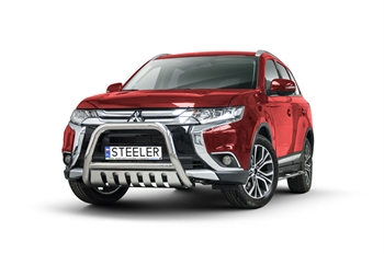 Bullbar i rustfri stål - til Mitsubishi Outlander Årgang 2015-2018