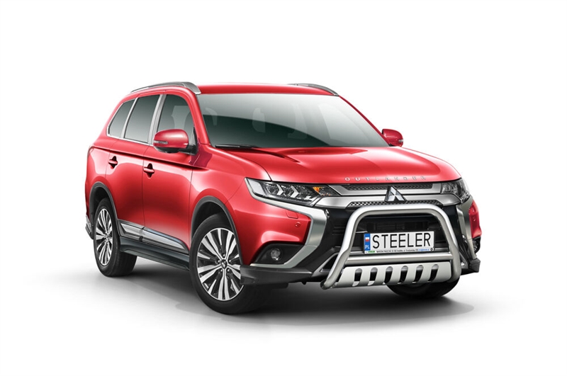 Bullbar i rustfri stål - til Mitsubishi Outlander Årgang 2018-2021