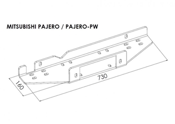 Spilmontage til Mitsubishi Pajero Årgang 2007 - 2015