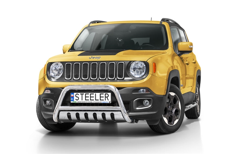 Bullbar i rustfri stål - til Jeep Renegade Årgang 2014-2018