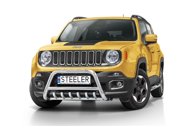 Bullbar i rustfri stål - til Jeep Renegade Årgang 2014-2018