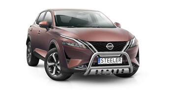 Bullbar i rustfri stål - til Nissan Qashqai Årgang 2021+