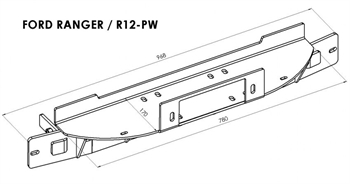 Spilmontage til Ford Ranger Årgang 2012 - 2016