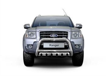 Bullbar i rustfri stål - til Ford Ranger Årgang 2007-2012