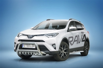 Bullbar i rustfri stål - til Toyota RAV4 Årgang 2016-2018