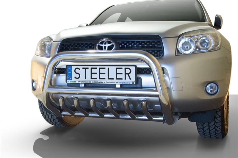 Bullbar i rustfri stål - til Toyota RAV4 Årgang 2006-2010