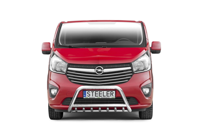 Bullbar i rustfri stål - til Opel Vivaro Årgang 2014-2019