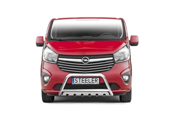 Bullbar i rustfri stål - til Opel Vivaro Årgang 2014-2019