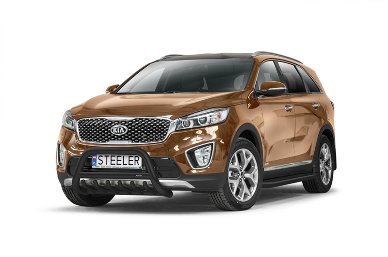 Bullbar i rustfri stål - til Kia Sorento Årgang 2015-2018