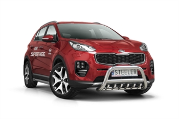 Bullbar i rustfri stål - til Kia Sportage Årgang 2015-2018