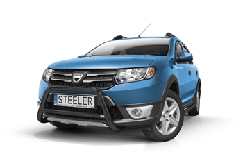 Bullbar i rustfri stål - til Dacia Sandero Stepway Årgang 2012-2016