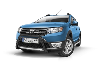 Bullbar i rustfri stål - til Dacia Sandero Stepway Årgang 2012-2016