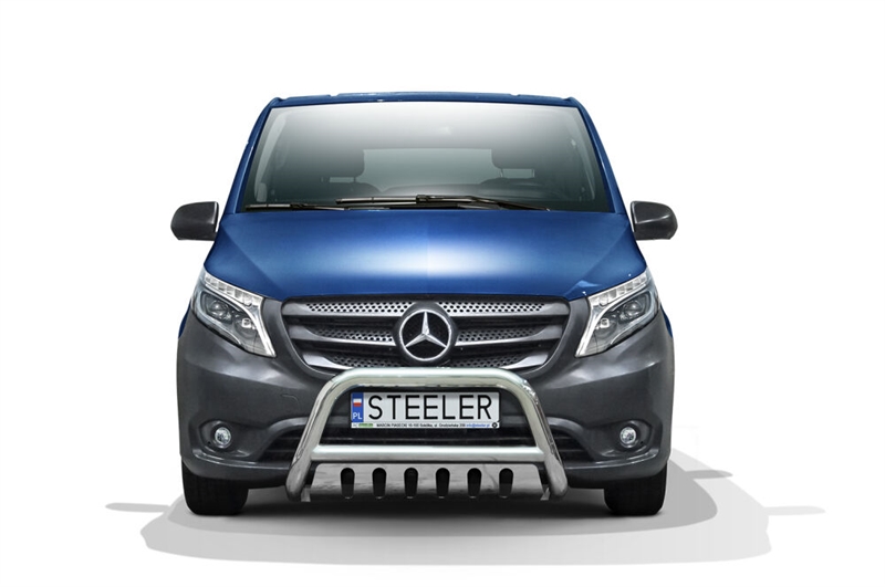 Bullbar i rustfri stål - til Mercedes Vito Årgang 2014-2020