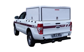 Hardtop til Ford Ranger Extra Cab Årgang 2012-2022