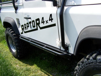 Rock sliders - Heavy Duty  80 x 50 til Land Rover Defender 90 